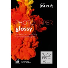 Фотопапір Magic 230 г/м2 глянцевий 10х15 см Білий 100 шт