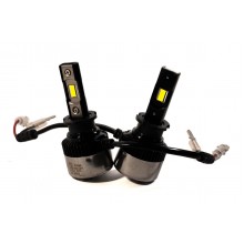Комплект LED ламп HeadLight FocusV H3 (Pk22s) 40W 12V з активним охолодженням