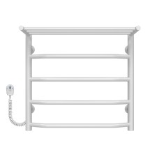 Рушникосушарка електрична Трапеція з полицею П5 500х500 Deffi Білий EF16 (C.TP.50.50.5.E.W.L.5)