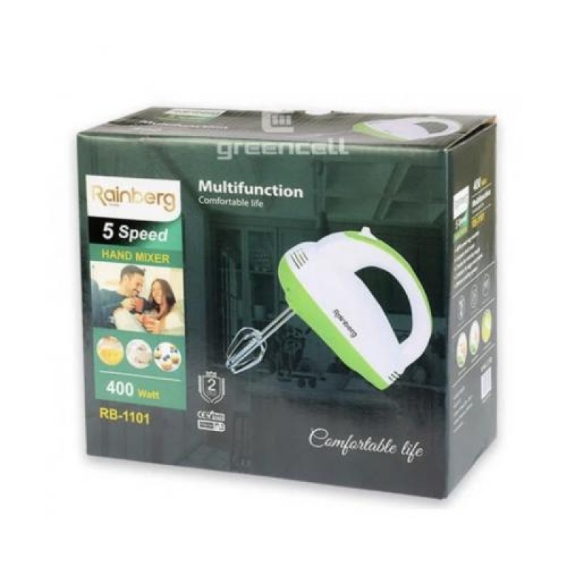 Міксер Rainberg RB-1101 ручний Салатовий