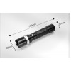 Ліхтар ручний з акумулятором заряджання та кріплення Bailong Zoom X-Balog XPE Cree BL-T8628 (BL-T8628)