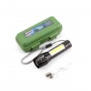 Ліхтарик світлодіодний акумуляторний Xiamen 3W LED + COB 350 лм USB (НН050713)