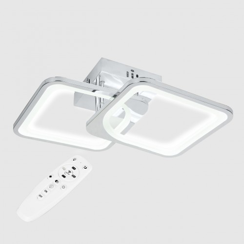 Стельова LED люстра Sunlight 8036/2 СR Хром