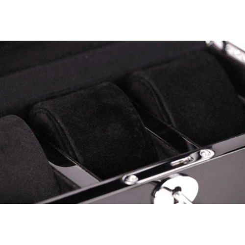 Шкатулка для зберігання годинників Salvadore WB/3085/3.BB 23х12х9 см Чорний Шкатулка для зберігання годинників Salvadore WB/3085/3.BB 23х12х9 см Чорний