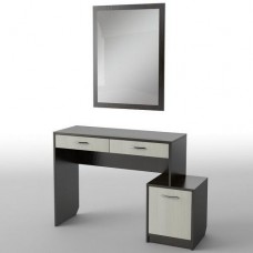 Туалетний столик Тиса Мебель БС-7 Венге Дуб молочний 75x40x119 см