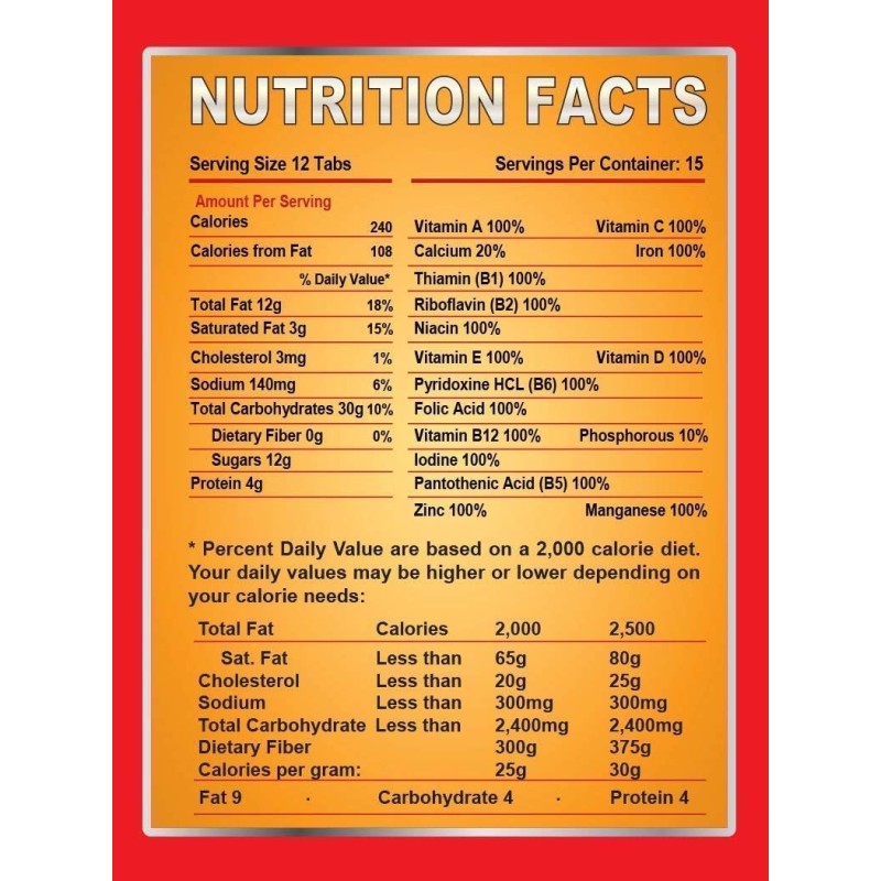 Їжа в таблетках (пігулки їжі) аварійний запас харчування на 15 днів 180 штук Survival Tabs, ванільні