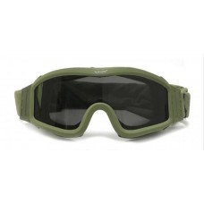 Окуляри тактичні захисні маска Military Attack Зелений