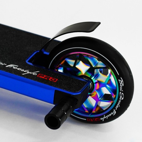 Самокат трюковий Best Scooter Freestyle Pro HIC-система пеги алюмінієвий диск та дека колеса PU Blue (115641)