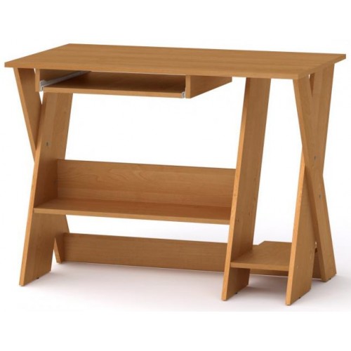 Стіл комп'ютерний СКМ-4 Компаніт Вільха (100х59х75 см) Стіл комп'ютерний СКМ-4 Компаніт Вільха (100х59х75 см)