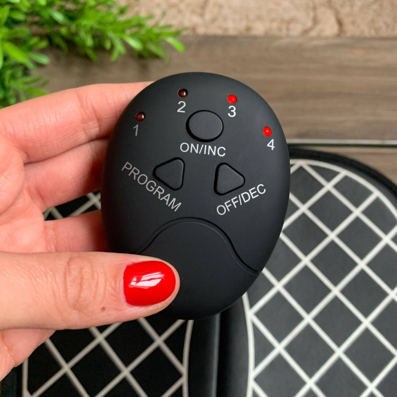 Масажний електричний килимок для ніг Foot Massager EMS Чорний