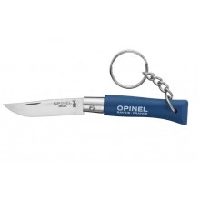 Ніж-брелок Opinel №4 (нерж-сталь) Синій (1013-204.65.64)