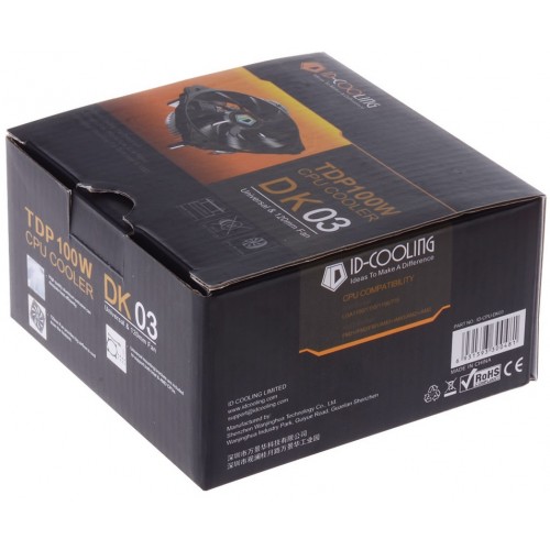 Кулер ID-Cooling DK-03, 120х120х63 мм, 3-pin (6537581)