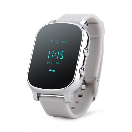 Дитячий Розумний Смарт Годинник Baby Smart Watch T58 Сріблястий (5066)