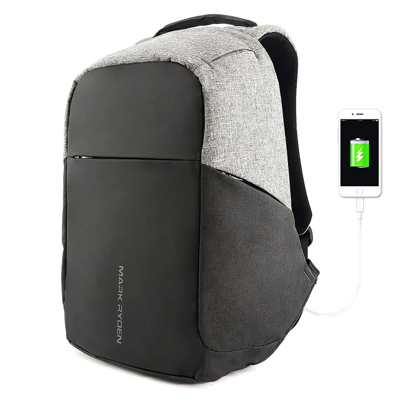 Міський рюкзак Mark Ryden Safe MR5815ZS 42 х 28 х 13 см Чорно-сірий