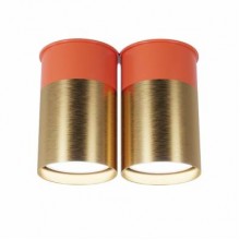 Точковий світильник Pikart BP подвійний Coral Gold (6349-2)