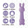 Мінівібратор FeelzToys Magic Bunny Purple з двома насадками в інтернет супермаркеті PbayMarket!