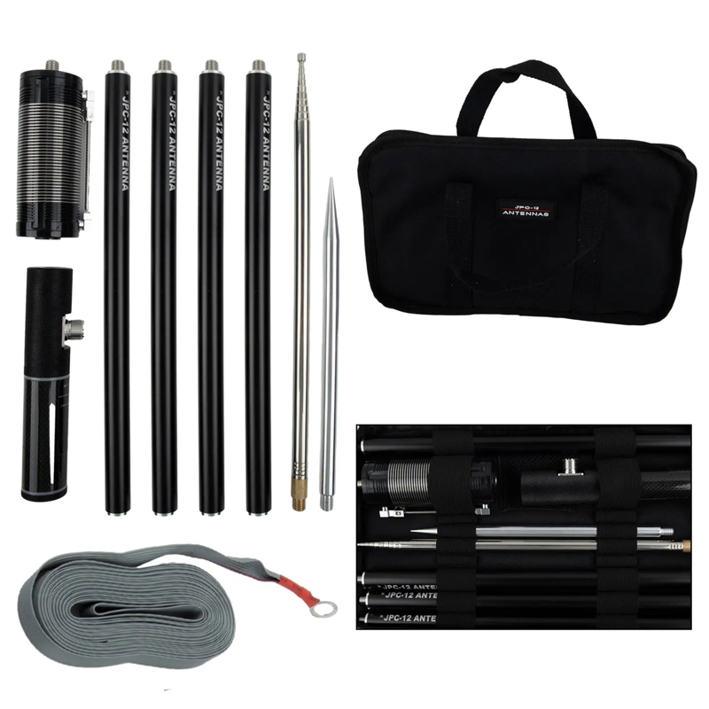 Короткохвильова штирева антена для діапазону частот 7-50 мГц 100 Ватт JPC-12 (PAC-12)