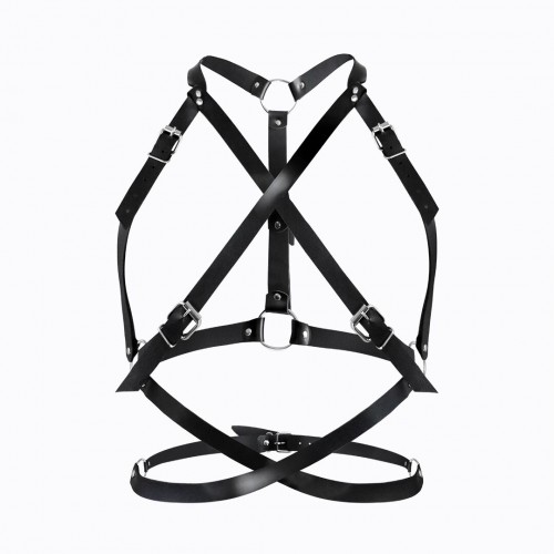 Портупея жіноча Art of Sex - Agnessa Leather harness, Чорний XS-M в інтернет супермаркеті PbayMarket!