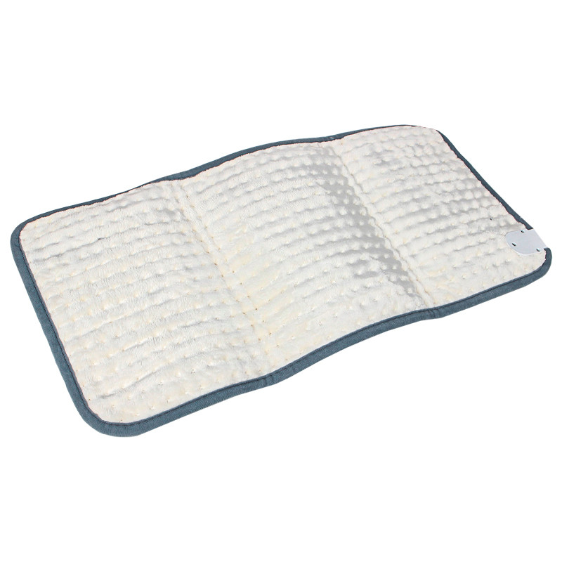 Плед шаль ковдру з підігрівом від мережі Lesko 220 В 64х32 см Сірий (10426-53784)