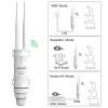Підсилювач WiFi вуличний репітер ретранслятор Wavlink WN570HA1 600Mbps (101128)