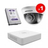 Комплект відеоспостереження Hikvision Light-3-1