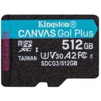 Карта пам'яті MicroSDXC 512GB UHS-I/U3 Class 10 Kingston Canvas Go! Plus R170/W90MB/s (SDCG3/512GBSP)