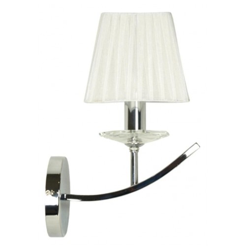 Бра Candellux Valencia 15x36 см Прозоро-сріблястий (21-84418) Бра Candellux Valencia 15x36 см Прозоро-сріблястий (21-84418)