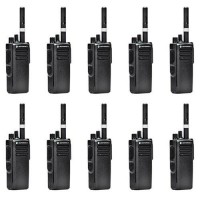 Комплект рацій Motorola Шифрування DP4400 VHF AES-256 10 шт Чорний (2054)