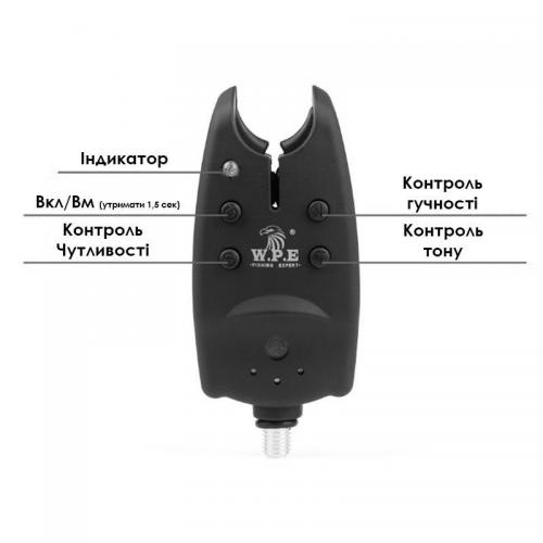 Сигналізатор клювання WPE TLI-07 протиударний Сигналізатор клювання WPE TLI-07 протиударний