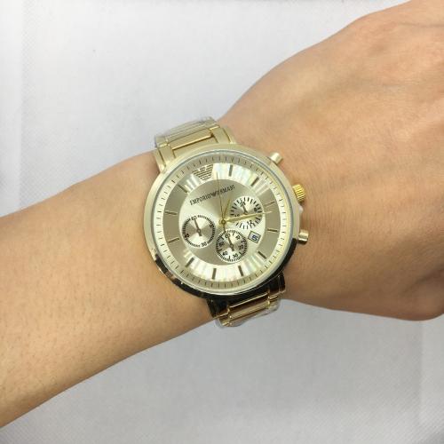 Наручний годинник чоловічий No Brand Emporio Armani Золотистий (IBW375Y)