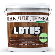Лак акриловий для дерева Lotus Матовий Прозорий 1 л