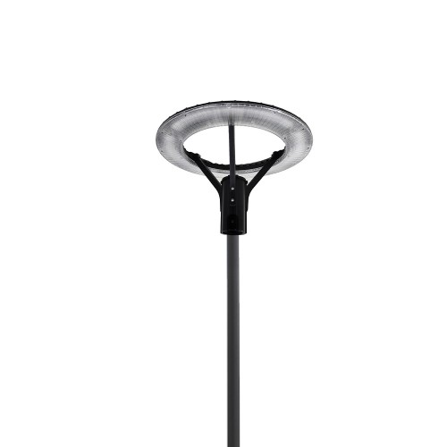 Комплект світильник світлодіодний парковий Lightwell LW-GL-50S та стовп парковий чорний 4 м