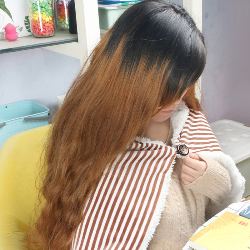 Плед шаль ковдра Lesko 105 * 65 см Brown з підігрівом usb від повербанка