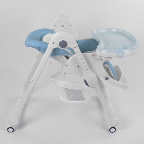 Стільчик для годування Toti W-48406 58х82х110 см Blue/White (96506) Стільчик для годування Toti W-48406 58х82х110 см Blue/White (96506)