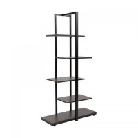 Стелаж для зберігання в стилі Loft NS-1855 1530x800x300 мм Черный Стелаж для зберігання в стилі Loft NS-1855 1530x800x300 мм Черный
