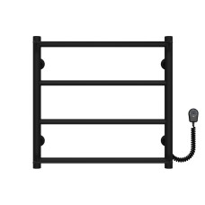 Рушникосушарка електрична Ladder П4 400х500 Deffi Чорний EF16 (C.LK.50.40.4.E.B.L.5)