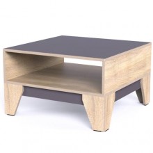 Журнальний столик Тиса Мебель СЖ-14 Сонома Графіт 42x70x70 см