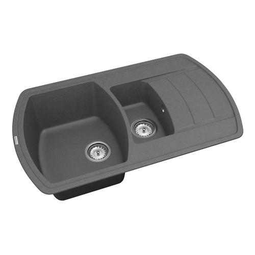 Кухонна Мийка Vankor Norton Nmp 04.86 Gray + Сифон Vankor в інтернет супермаркеті PbayMarket!