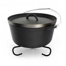 Казанок GSI Outdoors Litecast Dutch Oven 5 Qt 4,7 л Чорний (1099-60600)