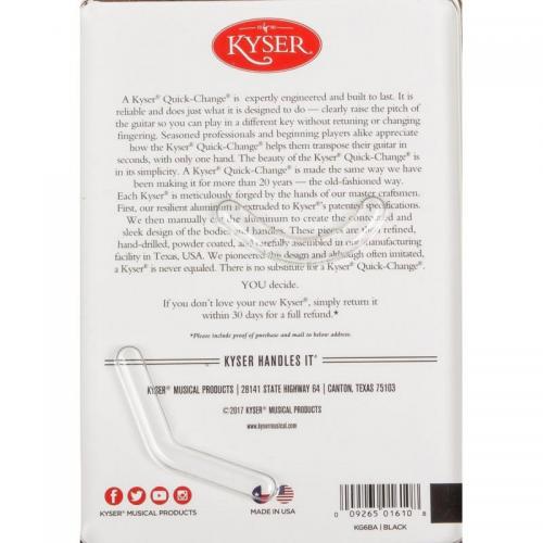 Каподастр Kyser KG6BA Quick Change Capo Каподастр Kyser KG6BA Quick Change Capo