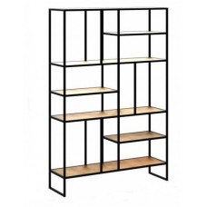 Стелаж для зберігання в стилі Loft NS-1713 2130x1400x400 мм Черный