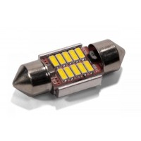 Світлодіодна лампа StarLight T11 10 діодів SMD 4014 12-24V S8.5 31mm WHITE