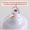 Портативна LED лампа-ліхтар для кемпінгу Urbankit 80 Вт із акумулятором 5 В/1 А Білий (LED5В/1А)