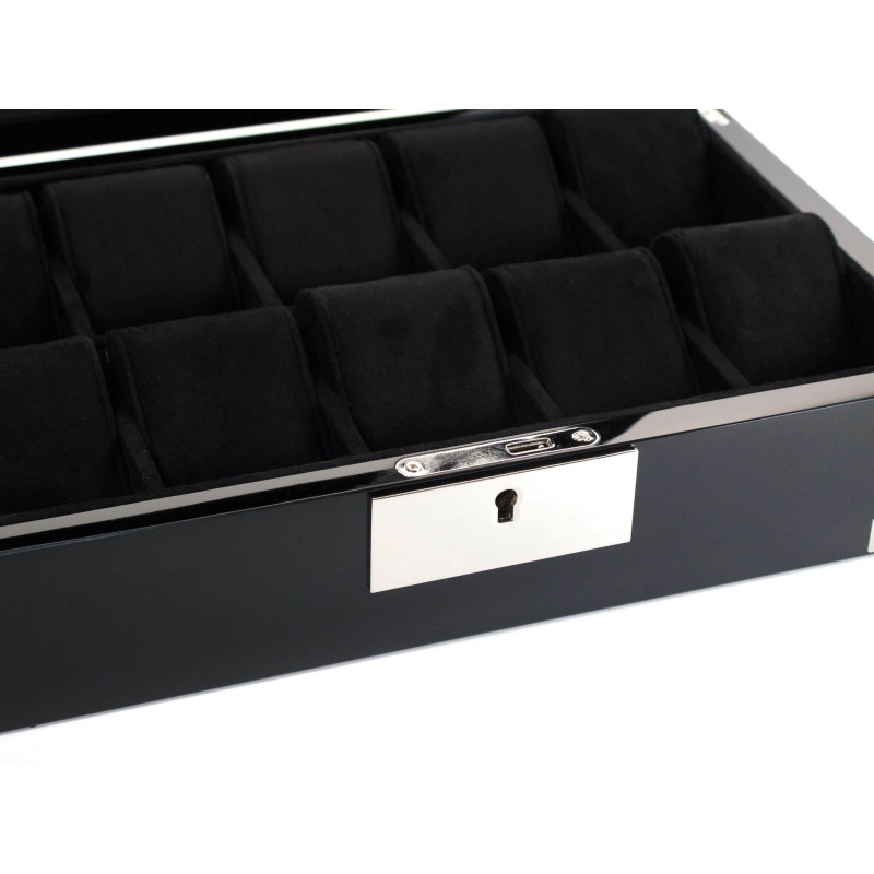 Шкатулка для зберігання годинників Salvadore WB/2386/10.BL 31,5х21х8,5 см Чорний