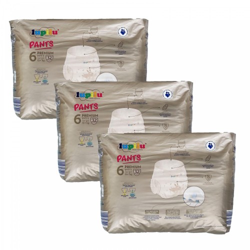 Дитячі підгузники - трусики Lupilu Pantsy Premium Jumbo Bag 6 Extra Large 15+ кг 96 шт