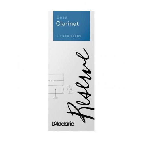 Тростини для кларнету бас D'Addario DER0530 Reserve Bass Clarinet Reeds #3.0 - 5-Pack Тростини для кларнету бас D'Addario DER0530 Reserve Bass Clarinet Reeds #3.0 - 5-Pack