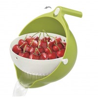 Миска-друшляк для ягід MESH STRAINER 2в1 Green (300672GR)