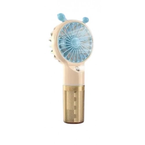 Ручний міні-вентилятор Mini Fan 6618 3 режими Бежевий (30151446С)