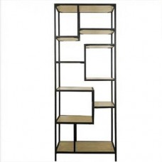 Стелаж для зберігання в стилі Loft NS-1704 2030x800x400 мм Черный