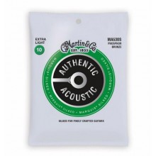 Струни для акустичної гітари MA530S Marquis Silked Phosphor Bronze Acoustic Guitar Strings Extra Light 10/47